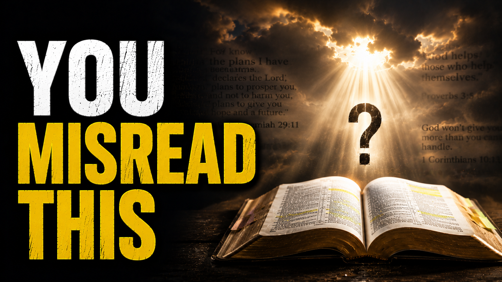 10 Bible Verses Most Christians Misunderstand