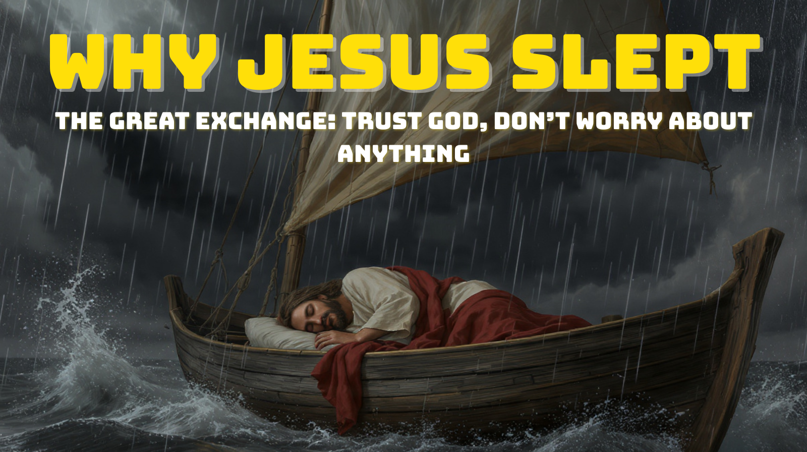 The Great Exchange: Trust God, Don’t Worry About Anything